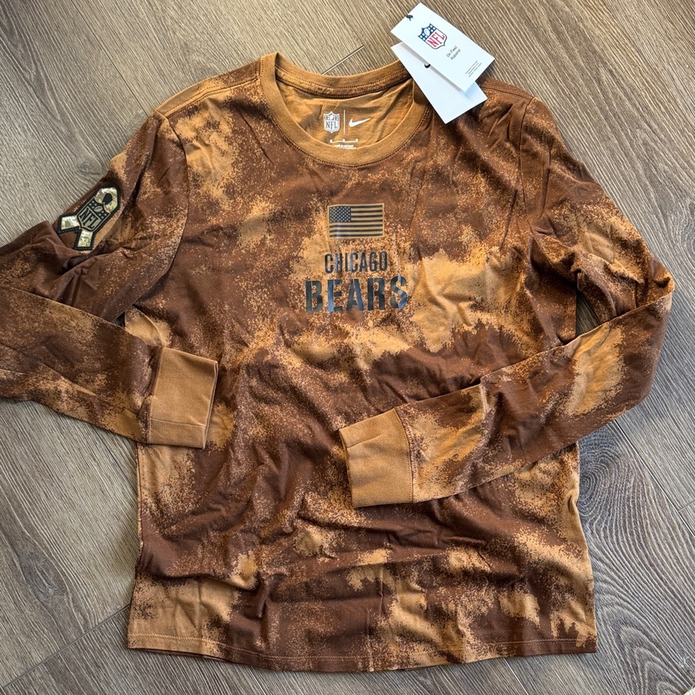 Nike Brown Chicago Bears Long Sleeve Shirt